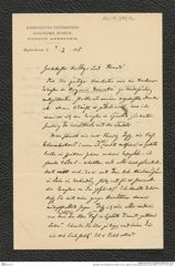 Nachlass Franz Steindachner, Brief von Chr. Lütken an Franz Steindachner (07.02.1885), Inv.Nr. 317.12, Seite 1